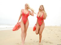 Bridgette B & Nicolette Shea - BabeZZ Watch: A XXX Parody