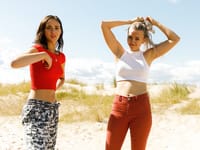 Lauma Gela, Oxana Chic - Two Girls One Swimsuit (Zishy)
