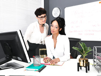 His Wife's Secret Lez Affair #02 - Alexis Tae & Olive Glass