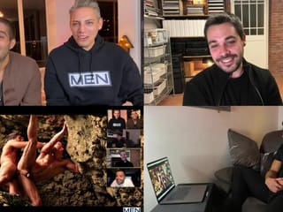Das Zusammenschauen von schwulen Pornos hat noch nie so viel Spaß gemacht - Diego ohne Paddy O'Brian und Alter Sünde