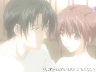Gata de anime é facializada