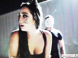 Karlee Grey as Kitty Fucks Through Halloween
