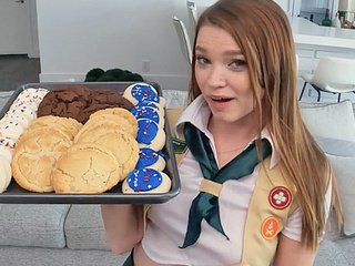 Povd Motivated Girl Scout Cookie Girl Fucks Big Dick