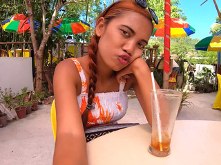Thai amateur girlfriend had a big ass and was ready for boyfriends big dick