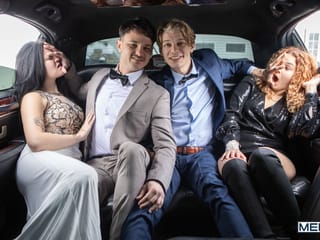 A limo út a bálra vadul: A titkos barátok bekapcsolódnak a hátsó ülésen!