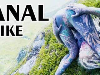 Coppia tatuata sesso ANAL POV all'aperto - fellatio PUBBLICA e GAPS - fellatio, sperma sul culo, sesso duro
