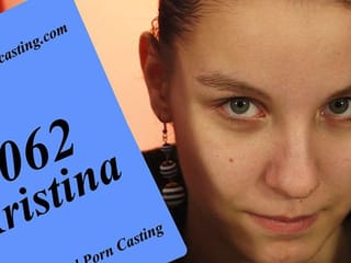 Shy Kristina at her first porn casting