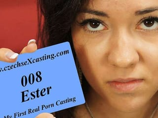 El primer verdadero casting porno de Ester