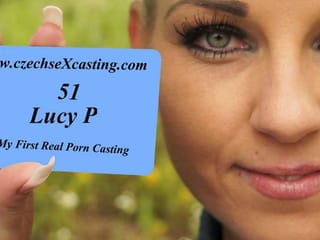 Lucy's first porn casting