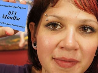 El primer casting de porno real de Monika