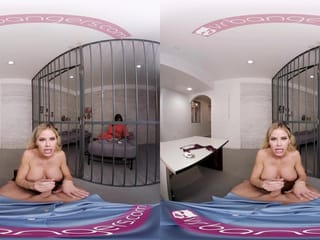 VRBangers Красивый Узник Работает С Твоим Членом, Чтобы Выйти Из Тюрьмы VR