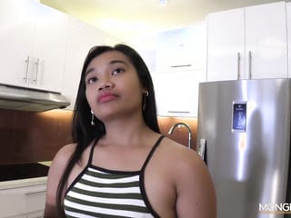 Chubby Filipina Girl Swallows Huge Dick Before Wild Sex