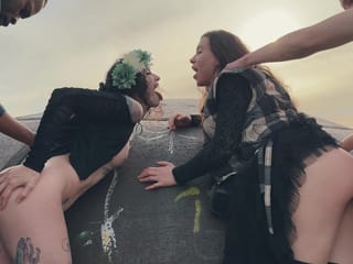 LYDIA & MONIKA Outdoor BJ & Anal Party