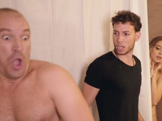 Haley Reed fucks her boyfriend's Dad!