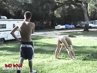 BadBoysBootCamp: Alex Dade Chas Kramer and their pals labor at the camp complete