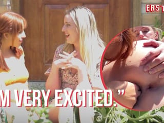 Ersties - Hot Babes Nova H & Charlie F Have Sexy Fun Time Outdoors
