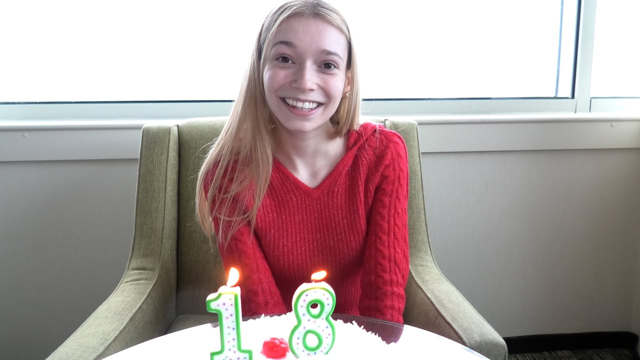 Holy shit this girl is so cute and she just turned 18 pic