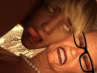 Hexagon - Granny on Young Femdom