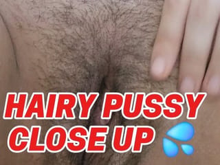 Hairy Pussy close up