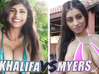 Mia Khalifa vs Violet Myers: Epic Showdown!