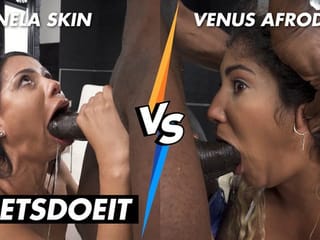 Confronto Anal Latina: Canela Skin vs Venus Afrodita