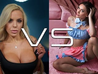 Scontro di Fellatio: Teen vs MILF