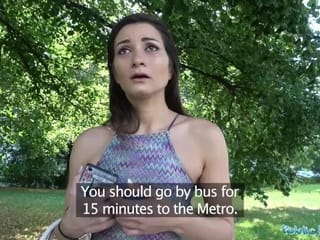 Sexy Italiano Folla a Extraño al Aire Libre