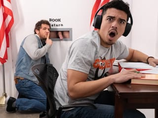 Hayden Harding & Bunker Turn the Library Naughty