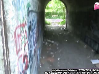 Chubby Slut Gets Caught Having an Outdoor Adventure in the Heat of the Moment