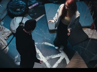 Ouija Board Parody Prank - Redhead Babe Face Fucked While the Time is Frozen