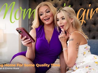 Serene Siren and Emma Rosie Enjoy Intimate Moments Together at Home