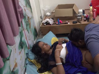 Horny Indian Wife On Floor Getting Fucked Taking Cum Inside