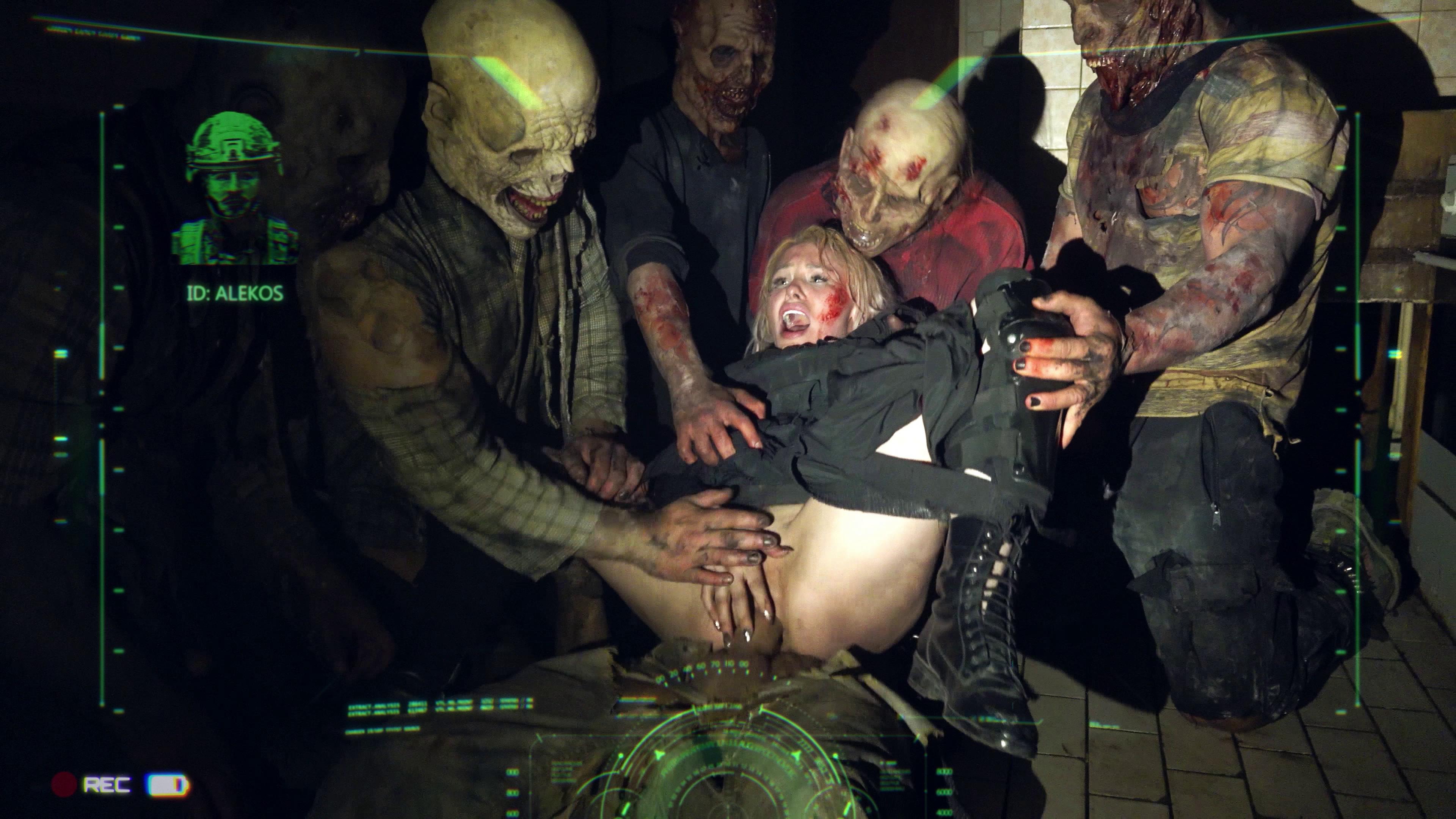 Zombie infection porn